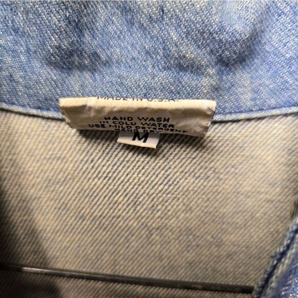 Vintage 1 Of A Kind Cactus California Hand Decorated Jean Jacket‎ - Picture 5 of 10